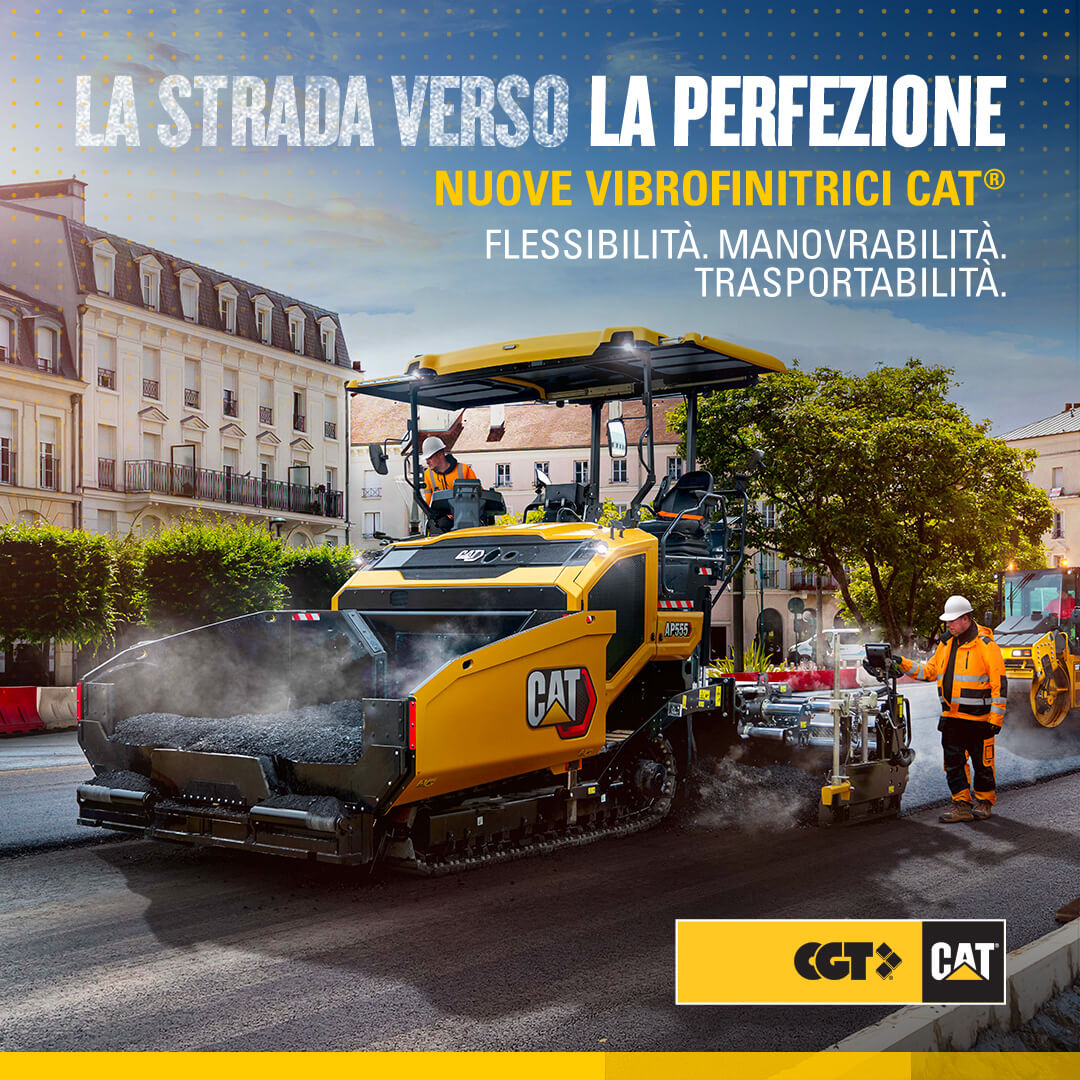 Melismelis apre la strada alle vibrofinitrici Cat®, con una campagna digital per CGT